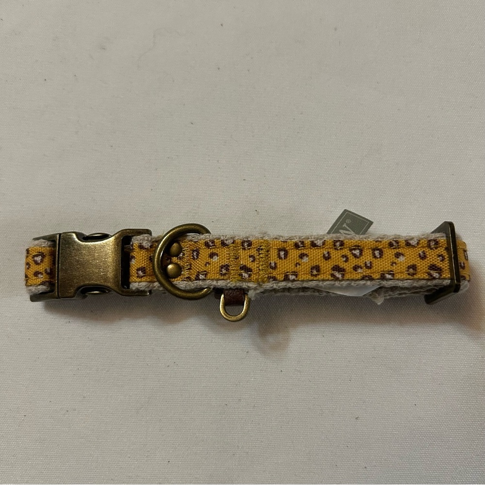 Small Yellow Chertah Dog Collar